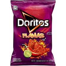 Doritos Flamas Flavored, Tortilla Chips, 9.25 Ounce