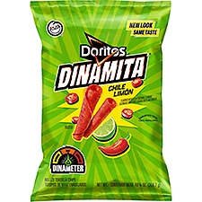 Doritos Dinamita Rolled Chile Limón Flavored, Tortilla Chips, 10.75 Ounce