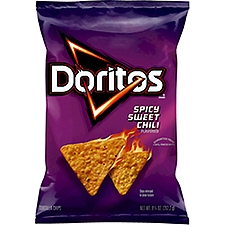 Doritos Tortilla Chips, Spicy Sweet Chili Flavored, 9 1/4 Oz, 9.25 Ounce