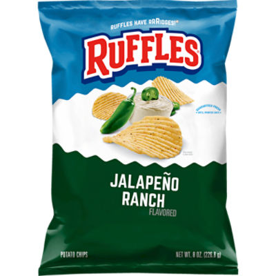 Ruffles Jalapeno Ranch Flavored Potato Chips, 8.0 oz ShopRite