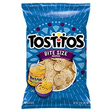 Tostitos Bite Size Rounds Tortilla Chips, 12 Ounce