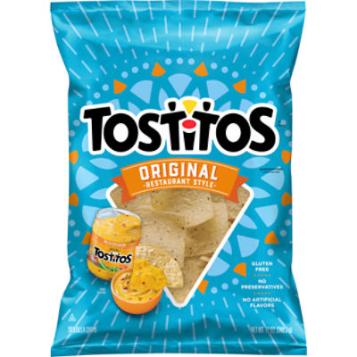 Tostitos Tortilla Chips, Original Restaurant Style, 12 Oz