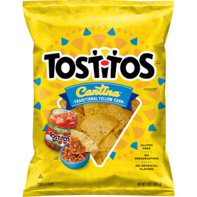 Tostitos Cantina Tortilla Chips, Traditional, 13 Oz