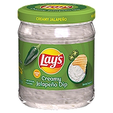 Lay's Dip Creamy Jalapeno, 15 Ounce