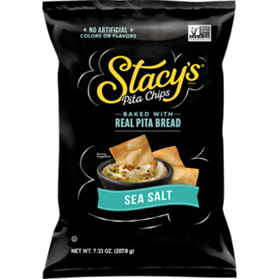 Stacy's Baked Simply Naked Pita Chips, 7 1/3 oz, 7.33 Ounce