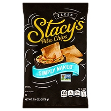 Stacy's Baked Simply Naked, Pita Chips, 7.33 Ounce