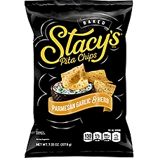 Stacy's Baked Parmesan Garlic & Herb, Pita Chips, 7.33 Ounce