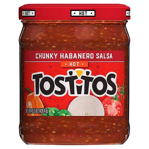 TOSTITOS tortilla chips and dips are the life of the party. Grab a jar of TOSTITOS Habanero Salsa to add some heat to your next party or get-together with friends!