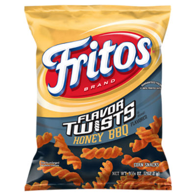 Fritos Flavor Twists Honey BBQ Flavored Corn Snacks, 9 1/4 oz