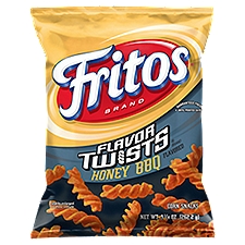 Fritos Flavor Twists Honey BBQ Flavored, Corn Snacks, 9.25 Ounce