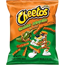 Cheetos Crunchy Cheddar Jalapeño Flavored, Snacks, 8.5 Ounce
