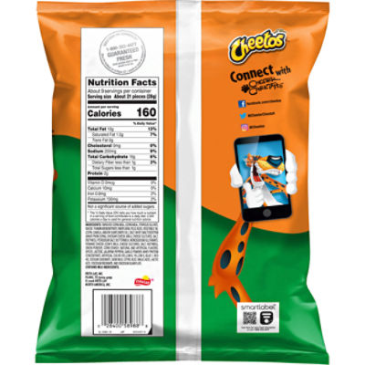 Cheetos Cheetos Crunchy Cheese Flavored Snacks Flamin' Hot Flavored 8 1/2  Oz