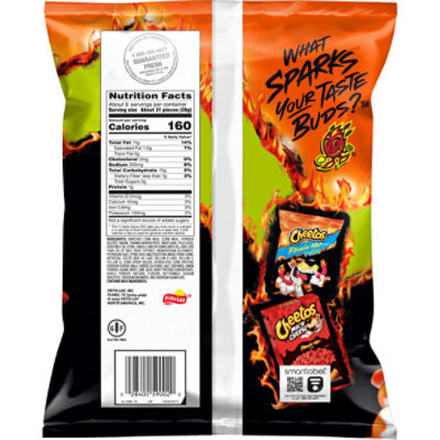 Cheetos Crunchy Cheese Flavored Snacks Flamin' Hot Limon Flavored 8 1/2 Oz  - The Fresh Grocer