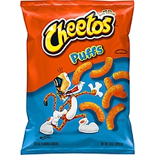 Cheetos Puffs Regular Cheese Flavored Snacks, 8 Ounce