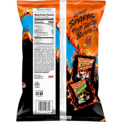 Cheetos FLAMIN HOT PUFFS Cheese Flavored Snacks Chips 8oz (3 Bags)