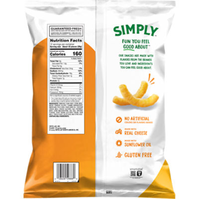 CHEETOS® Simply Crunchy White Cheddar Cheese Flavored Snacks