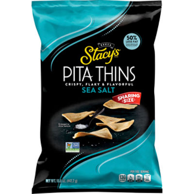 Stacy's Baked Sea Salt Pita Thins Sharing Size, 15.6 oz