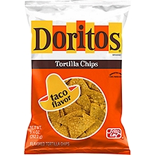 Doritos Taco Flavored Tortilla Chips, 9 1/4 oz