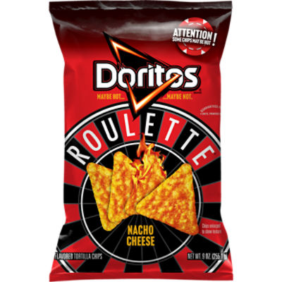 Doritos Roulette Nacho Cheese Flavored Tortilla Chips, 9 oz