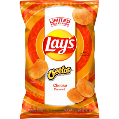 Lay's Cheetos Cheese Flavored Potato Chips, 7 3/4 oz