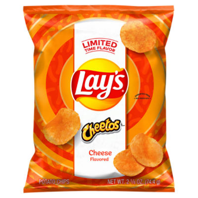 Lay's Potato Chips Cheetos Cheese Flavored 2 5/8 Oz