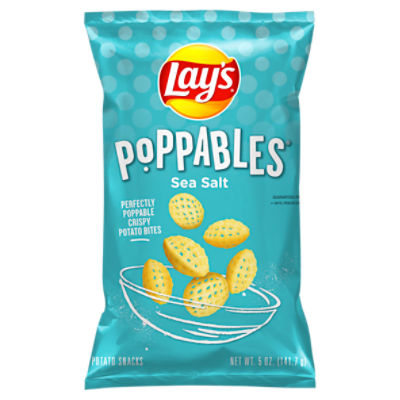 Lay's Poppables Sea Salt Potato Snacks, 5 oz