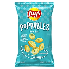 Lay's Poppables Sea Salt, Potato Snacks, 5 Ounce