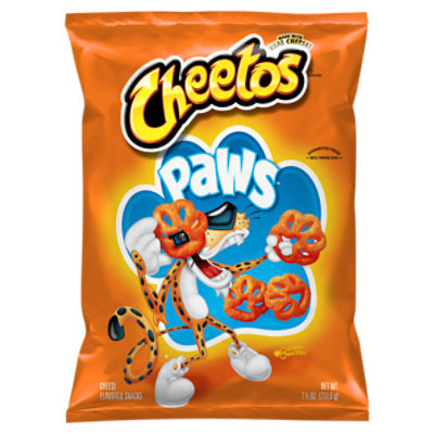 Cheetos Paws Cheese Flavored Snacks, 7 1/2 oz, 7.5 Ounce