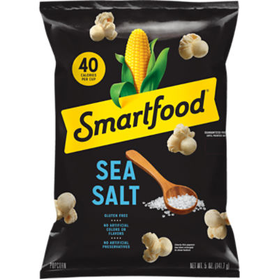 Smartfood Delight Sea Salt Air Popped Popcorn, 5 oz