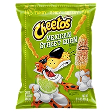 Cheetos Mexican Street Corn, Cheese Flavored Snacks, 3.25 Ounce