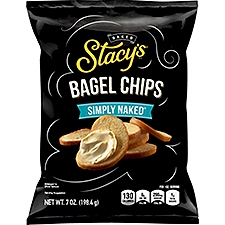 Stacy's Baked Simply Naked Bagel Chips, 7 oz