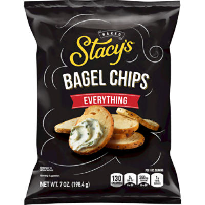 Stacy's Baked Everything Bagel Chips, 7 oz, 7 Ounce