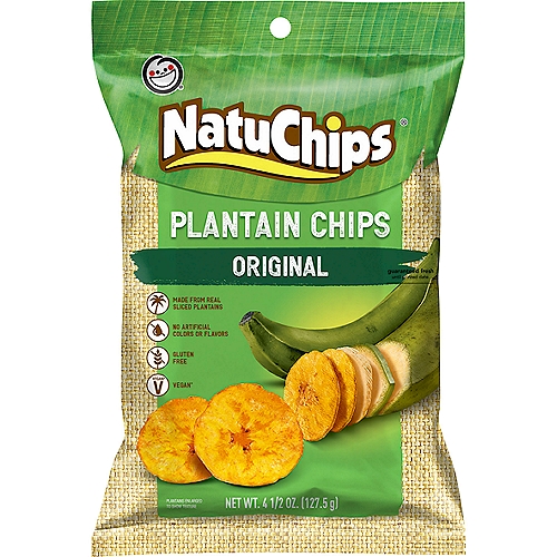 NatuChips Original Plantain Chips, 4 1/2 oz