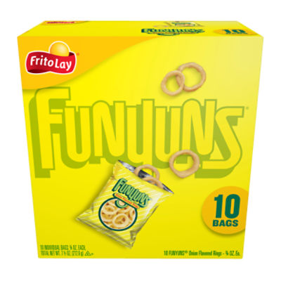 Funyuns Onion Flavored Rings, 3/4 Oz, 10 Count