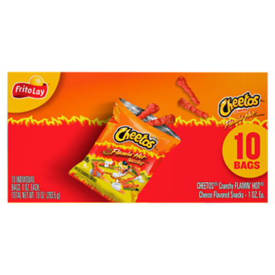 Cheetos Crunchy Cheese Flavored Snacks, 1 Ounce (Pack of 40)