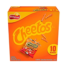 Cheetos Crunchy Cheese Flavored Snacks 1 Oz 10 Count, 10 Ounce
