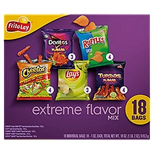Frito Lay Snacks Extreme Flavor Mix Variety 1 Oz 18 Count