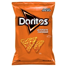 Doritos Tortilla Chips Ultimate Cheddar Flavored 9.25 Ounce