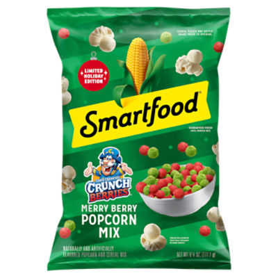 Smartfood Cap'n Crunch's Crunch Berries Merry Berry Popcorn Mix, 6 1/4 oz