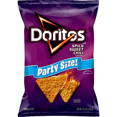 Doritos Spicy Sweet Chili Flavored Tortilla Chips Party Size!, 14 1/2 oz