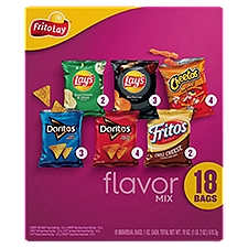 Frito Lay Flavor Mix Snacks, 1 oz, 18 count, 18 Ounce