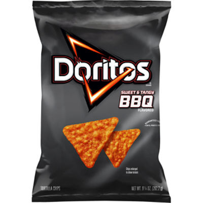 Doritos Sweet Tangy BBQ Flavored Tortilla Chips, 9 1/4 oz, 9.25 Ounce