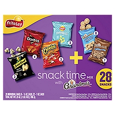 Frito Lay Snack Time Mix with Grandma's, Snacks, 25 Ounce