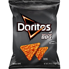 Doritos Sweet & Tangy BBQ Flavored Tortilla Chips, 2 3/4 oz, 2.75 Ounce