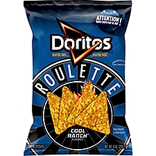 Doritos Cool Ranch Flavored, Roulette Tortilla Chips, 9 Ounce