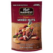 Nut Harvest Deluxe, Mixed Nuts, 4.75 Ounce