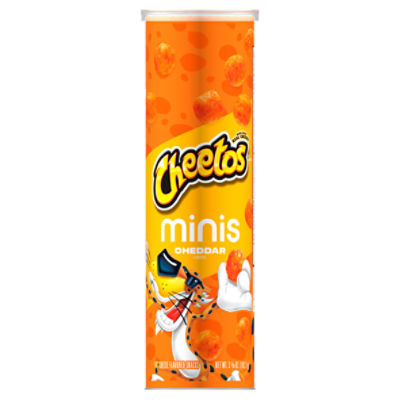 Cheetos Minis Cheese Flavored Snacks Cheddar Flavored 3 5/8 Oz