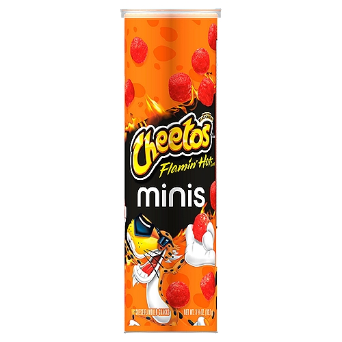Cheetos Minis Flamin' Hot Cheese Flavored Snacks, 3 5/8 oz
