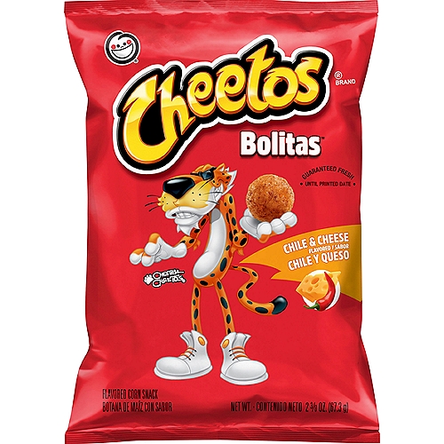 Cheetos Bolitas Chile & Cheese Flavored Corn Snack, 2 3/8 oz