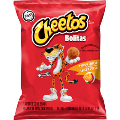 Cheetos Bolitas Flavored Corn Snack Chile & Cheese Flavored 7/8 Oz